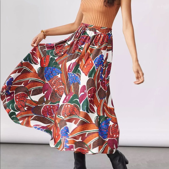 Anthropologie Dresses & Skirts - Anthropologie Farm Rio Vibrance Maxi Skirt XL NWT